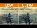 Elden Ring Low vs Ultra Graphics Comparison
