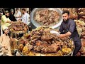 GIANT MEAT PULAO - ULTIMATE PAKISTANI MOUNTAIN GOLDEN PULAO RECIPE _ ZAIQA CHAWAL Peshawar Pulao