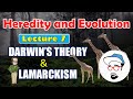 Darwin's theory and Lamarckism || Heredity and Evolution Class 10 SSC CBSE