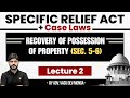Specific Relief Act (Sec. 5-6) + Case Laws | Recovery of Possession of Property | Vasu Dev Monga