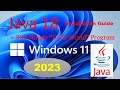 How to Install Java JDK 18 on Windows 11