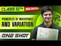 PRINCIPLES OF INHERITANCE \u0026 VARIATION in ONE SHOT || Full Chapter || Class 12 BOARDS || PW