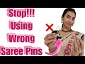 All About Saree Pins | Types, Uses \u0026 Secret Pinning Tricks for Perfect Draping