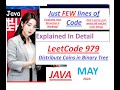 Distribute Coins in Binary Tree | LeetCode 979 | Java Solution | Developer Coder