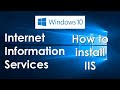 How to install IIS (Internet Information Services) in Windows 10 (2020)