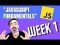 Hello World + Setting Up VSCode + Github - Javascript Fundamentals - Week 1