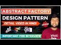 🔥Abstract Design Pattern in Hindi | Important Question for Interview | Design Pattern Series