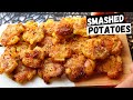 The Crispy SMASHED Potatoes Recipe that you NEED to Try! - Easy Garlic \u0026 Herb Smashed Potatoes