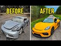 FULL BUILD - REBUILDING A CRASH DAMAGED PORSCHE CAYMAN S