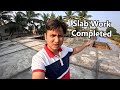 नवीन घरावर स्लॅब चा काम पूर्ण झालं | New House Slab Work Completed | Shubhangi Keer Homestay