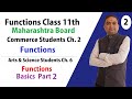 Functions Class 11th Commerce Chapter 2 Part 2