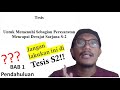 Ngulik kesalahan-kesalahan pada Bab 1 (Latar Belakang) Proposal Tesis S2