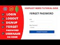 MERN Authentication - Login,Register,Verification Email,Forget Password,User Name\u0026 Logout on Navbar