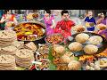 Desi Nashta Roti Chicken Mutton Curry Tasty Street Food Comedy Hindi Kahaniya Moral Stories