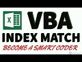 INDEX MATCH VBA | INDEX MATCH FUNCTION | HOW TO USE INDEX MATCH IN VBA | INDEX MATCH MACRO |
