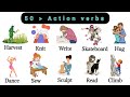 50 + Action Verbs | Action verbs Vocabulary | Listen And Practice #vocabulary
