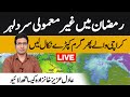 Unexpected cold wave coming in Pakistan - Karachi weather | Live with Adil Aziz Khanzada