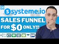Build A FREE Sales Funnel w/ Systeme.io (COMPLETE Tutorial)