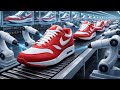 Inside Nike Shoe Factory From Sketch to Sneaker  Full Making Process
