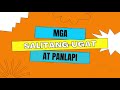 Mga salitang-ugat at panlapi