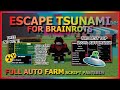 ESCAPE TSUNAMI FOR BRAINROTS Script Pastebin 2026 AUTO FARM, GOD MODE, TP GAP, UFO COIN (NO KEY) 🛸🌊