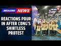 Shirtless Protest At India AI Summit Sparks BJP's ‘National Shame’ Charge | Cong Protest | News18