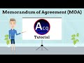 Memorandum of Agreement (MOA) Tutorial