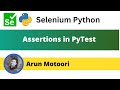 Assertions in PyTest (PyTest - Part 6)