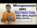 Microprocessor Instructions Data Transfer group,in hindi PART 1 #8085 #instructions #Datatransfer