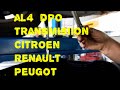 AL4  DPO Automatic Transmission Service Fluid Refill \u0026 Level Check Renault Citroen Peugot How To DIY