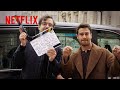 Theo James \u0026 Daniel Ings Take A Tour Of London | Netflix