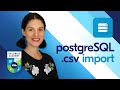PostgreSQL tutorial for beginners 2026: setup postgreSQL and pgAdmin | postgreSQL .csv import