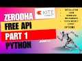 How to use kite api part-1 | How to Setup Zerodha api #algotrading #stockmarket #optionstrading