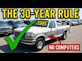 Why Smart Americans Are Buying 30-Year-Old Trucks (The Pre-OBD Loophole)