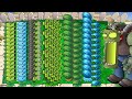 Threepeater Gatling Pea Vs Team Winter Melon Vs Giga Gargantuar Dr Zomboss PvZ Battlez