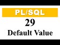 PL/SQL tutorial 29: How To Create Cursor Parameter With Default Value By Manish Sharma