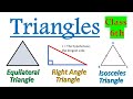 Types of Triangle Class 6th in Hindi [ 𝐓𝐫𝐢𝐚𝐧𝐠𝐥𝐞𝐬 ] What are the Different Types of Triangles?