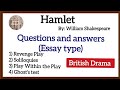 Hamlet as Revenge Play. Soliloquies in Hamlet/Play Within the Play @HappyLiterature #englishliter