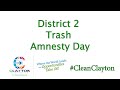 Clayton County District 2 Trash Amnesty Day