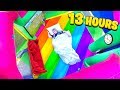 I Spent 24 Hours in a BOUNCE HOUSE! - Challenge