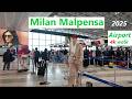 Milan Malpensa Airport MXP aeroporto Europe´s most beautiful airport. Walk tour in Terminal 1