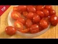 The Fastest Way to Slice Cherry Tomatoes - CHOW Tip
