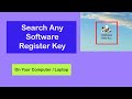 How to find software serial key / How to Get Activation key of software