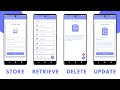 Store, Retrieve, Search, Delete and Update Data using Firebase Realtime Database in Android Studio