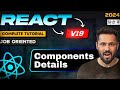 React js 19 tutorial in Hindi #7 Make First Component