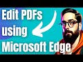 How to Edit PDFs Using Microsoft Edge