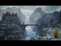 Tser Falls Bridge Landscape Scenery Demo | Curse of Strahd | Beneos Animated Table Top RPG Videos