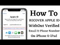 How To Recover Apple iD Without Verified Email \u0026 Phone Number On iPhone iPad Mac ( Latest 2021 )
