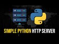 Simple HTTP Server in Python