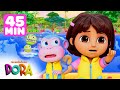 NEW Dora Episodes Marathon! ❤️ 45 Minutes | Dora \u0026 Friends